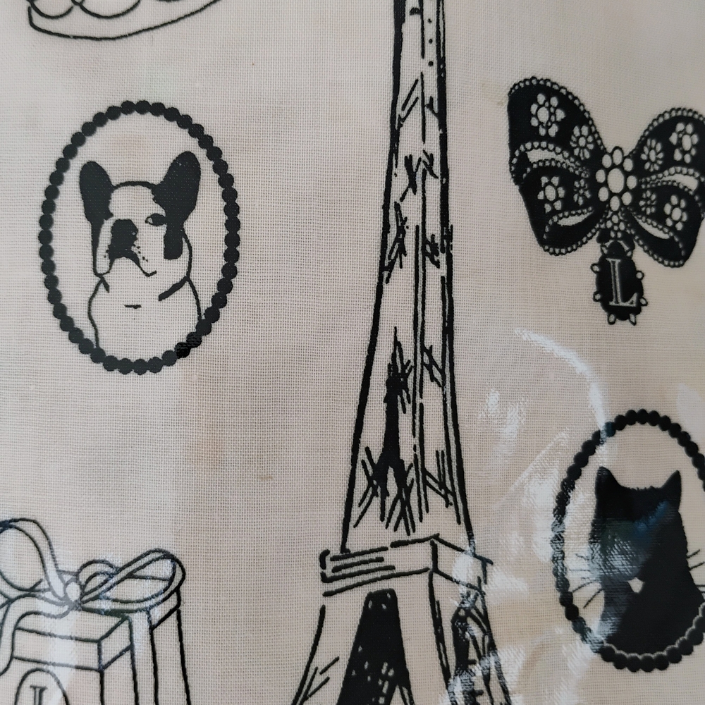 Paris Pink Graphic Tote Bag - Picture 3 of 6